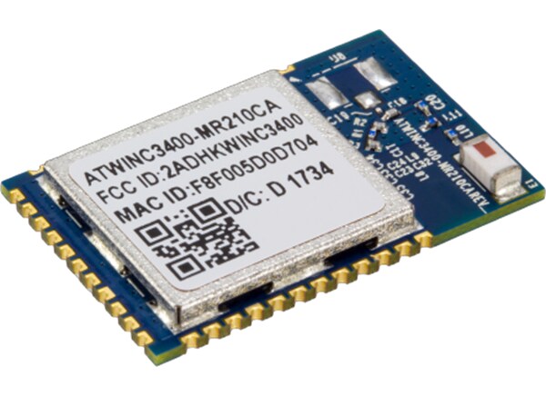 ATWINC3400 SPI+UART to Wi-Fi & BLE Module - Microchip